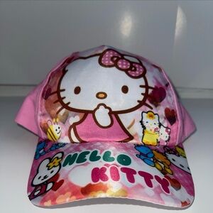 Sanro Kids Baseball Cap Boys Girls Anime Cartoon Duck Cap Hello Kitty Stuff A